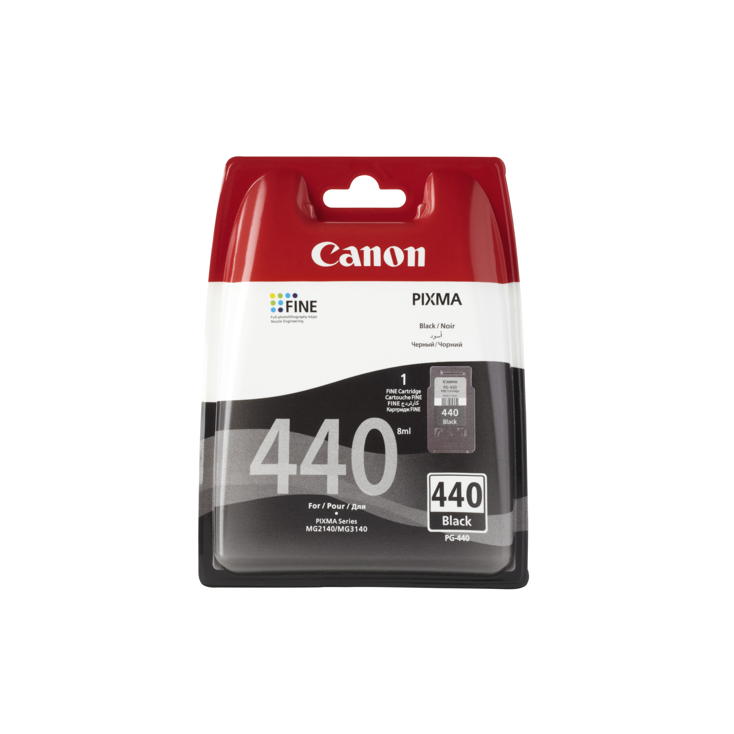 Картридж Canon PG-440 черный для PIXMA MG2140/3140/MX454 (180 стр.) 5219B001 5219B001