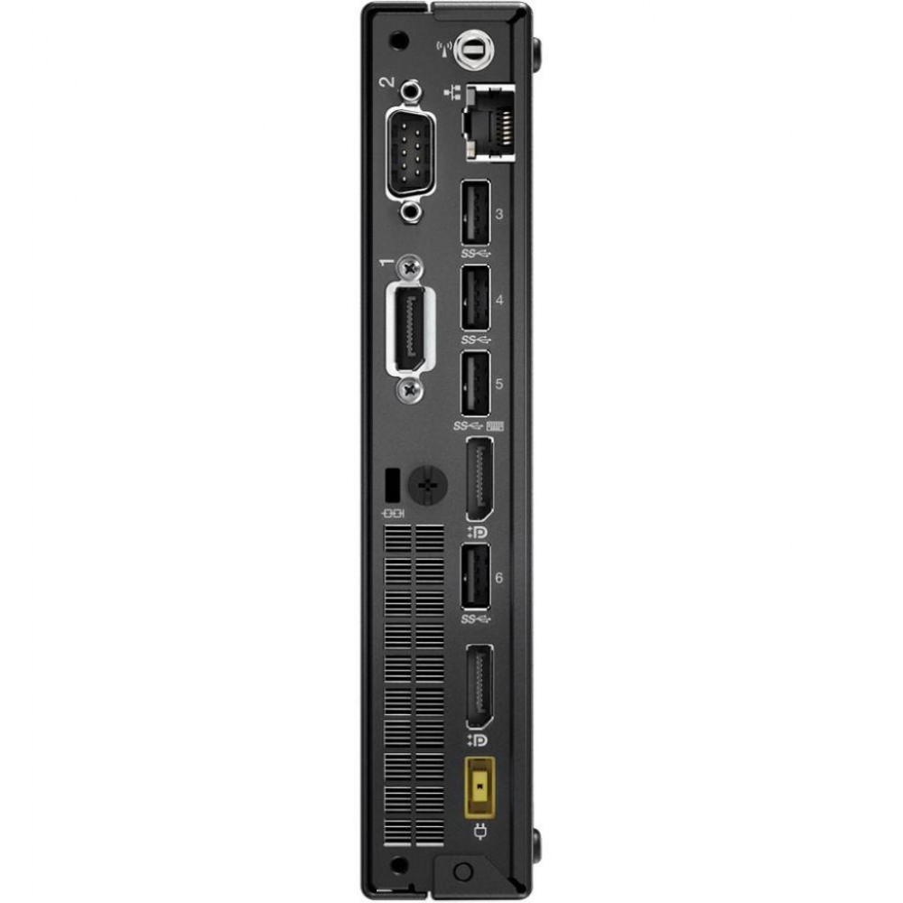 Персональный компьютер Lenovo ThinkCentre M710q Tiny slim i3 6100T (3.2)/8Gb/1Tb 5.4k/HDG530/noOS/GbitEth/WiFi/BT/клавиатура/мышь/черный 10MRS2BJ00 10MRS2BJ00