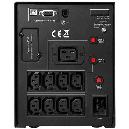 Источник бесперебойного питания CyberPower  Line-Interactive, 2200VA/1980W USB/RS-232/EPO/SNMPslot (8 IEC С13, 1 IEC C19) PR2200ELCDSL PR2200ELCDSL