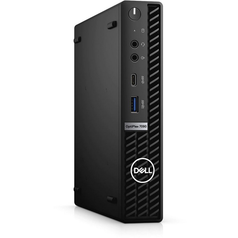 Персональный компьютер Dell Optiplex 7090 Micro Core i7-10700T (2,0GHz)16GB (1x16GB) DDR4 512GB SSD AMD RX 640 (4GB) TPM W10 Pro 3y ProS+NBD 7090-3343 7090-3343