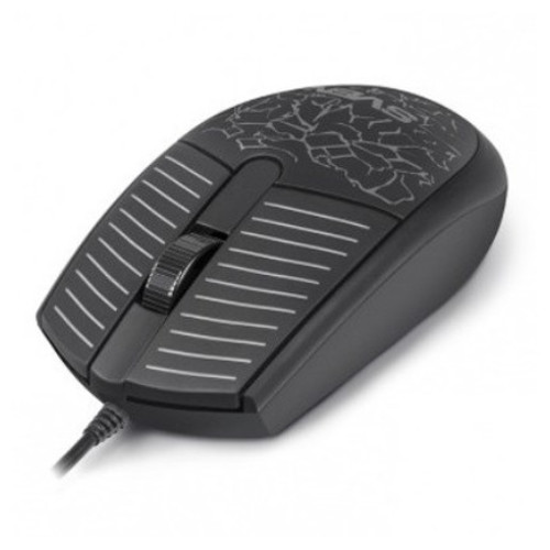 Мышь Sven RX-70 чёрная (2+1кл. 1200DPI, подсветка,  каб. 1,5м, блист.) SV-017262 SV-017262