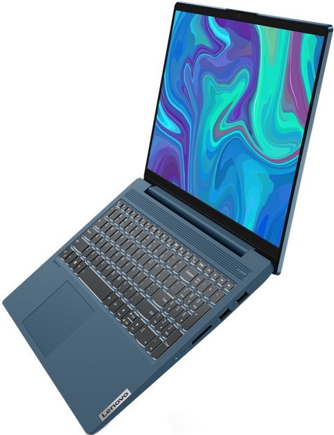 Ноутбук Lenovo IdeaPad 5 15ITL05 Core i7 1165G7/16Gb/SSD512Gb/Intel Iris Xe graphics/15.6"/IPS/FHD (1920x1080)/Windows 10/blue/WiFi/BT/Cam 82FG00E3RU 82FG00E3RU