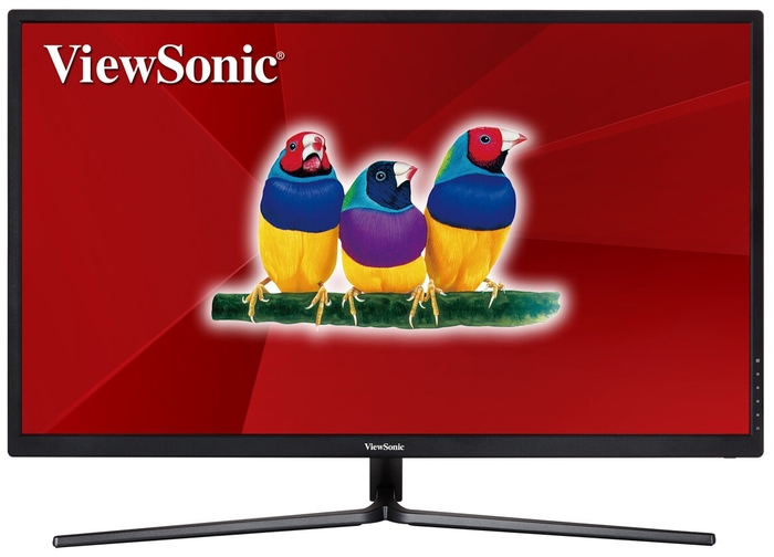 Монитор ViewSonic 32" VX3211-4K-MHD VA LED, 3840x2160, 300cd/m2, 178°/178°, 80Mln:1, D-Sub, 2*HDMI, Display Port, Tilt, колонки, Headphone Out, VESA, Black VX3211-4K-mhd VX3211-4K-mhd