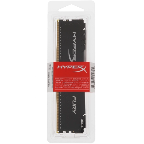 Модуль памяти Kingston  HyperX FURY Black HX426C16FB3/32 DDR4 - 32ГБ 2666, DIMM, Ret HX426C16FB3/32 HX426C16FB3/32