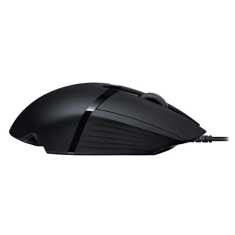 Мышь Logitech G402 Hyperion Fury" 7кн.+скр., черный (USB) 910-004067 910-004067