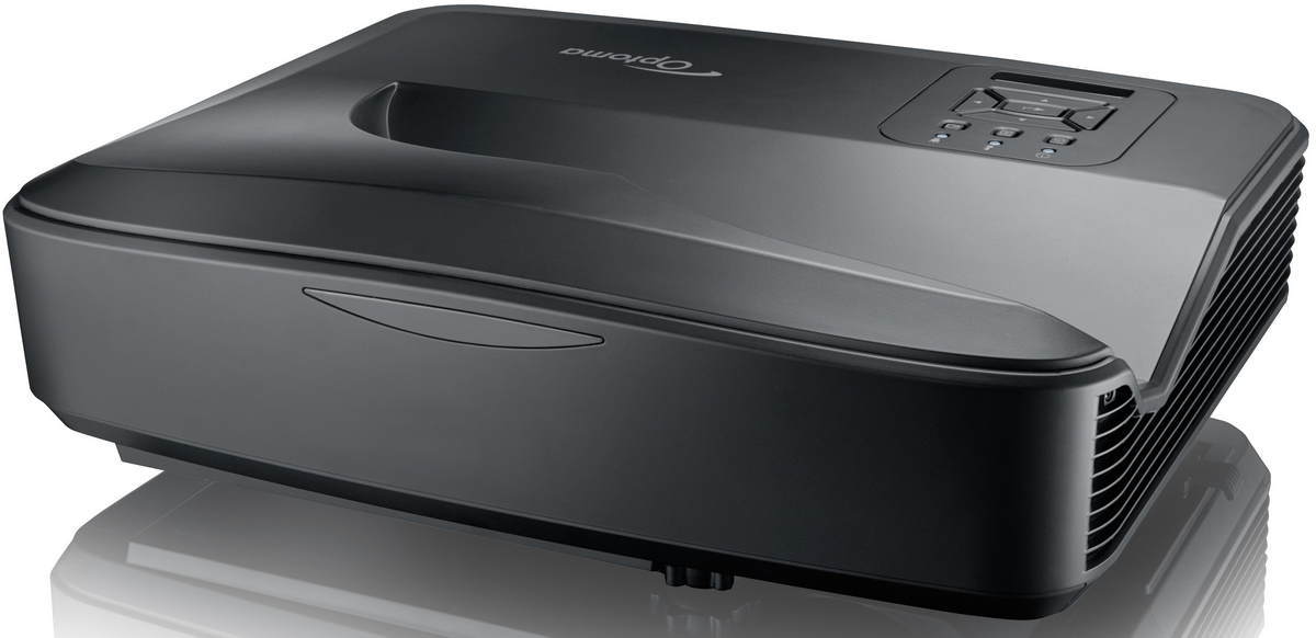 Проектор Optoma HZ48UST лазерный для дом. кинотеатра,DLP,1080p,4500 ANSI Lm;3000000:1;TR 0.25:1;HDMI1.4ax2;VGA (RGB/YPbPr);AudioIN:3,5; VGA Out; AudioOut,RJ45,RS232,USB-A Pow(2A),USB B service; MIC; 10W; чёрный H1P1A0ZBW1Z2LR H1P1A0ZBW1Z2LR