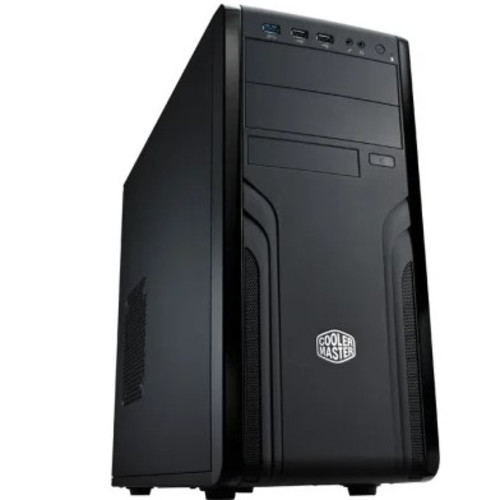 Копус Cooler Master CM Force 500 (), без БП, черный, ATX, mATX, 2 внешних 5.25", 1 внешний 3.5", 7 внутренних 3.5", 1xUSB 3,0, 2xUSB 2.0, габаритные размеры: 190(Ш)x426(В)x491.5(Г) мм FOR-500-KKN1 FOR-500-KKN1