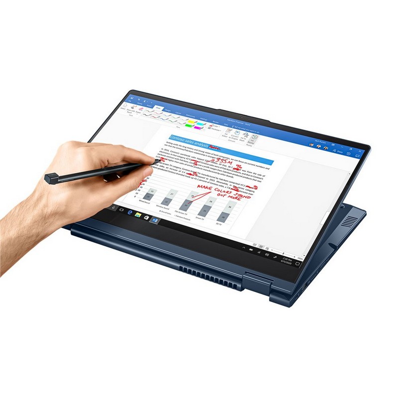 Ноутбук Lenovo ThinkBook 14s Yoga ITL 14.0FHD_GL_300N_MT_N_SRGB /CORE_I7-1165G7_2.8G_4C_MB /8GB_DDR4_3200_SODIMM,8GB(4X16GX16)_DDR4_3200 /1TB_SSD_M.2_2280_G3_TLC / /INTEGRATED_GRAPHICS /WLAN_2X2AX+BT /FPR /720P_HD_CAMERA_WITH_ARRAY_MIC /4CELL_60WH_IN 20WE0022RU