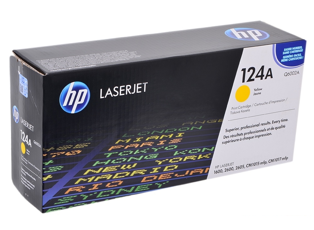 Картридж HP Q6002A для HP Color LaserJet 2600n/1600/2605, желтый, 2500 стр. Q6002A