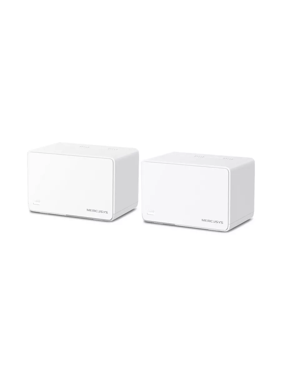 Роутер Mercusys Halo H80X(2-pack) Mesh система AX3000 Wi-Fi 6, до 574 Мбит/с на 2,4 ГГц + до 2402 Мбит/с  Halo H80X(2-pack) Halo H80X(2-pack)