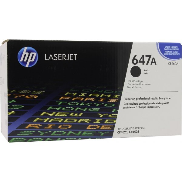 Картридж HP Color LaserJet CE260A, черный (8500 стр.) (CE260A) CE260a