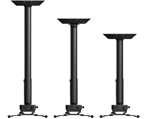 Комплект Wize Pro CAS-PRG18A-WR потолочный для проектора для размещения на подвесной потолок на основе комплекта PRG18A-W, штанга 30-46 см, наклон +/- 15°, поворот +/- 8°, вращение 360°, до 27 кг, бел. CAS-PRG18A-WR CAS-PRG18A-WR