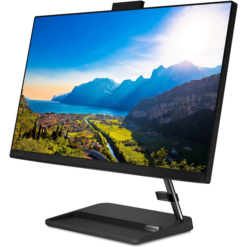 Моноблок Lenovo IdeaCentre 3 24ITL6 23.8" Full HD i3 1115G4 (3)/4Gb/SSD256Gb/UHDG/Free DOS/GbitEth/WiFi/BT/65W/клавиатура/мышь/Cam/черный 1920x1080 F0G0000HRK F0G0000HRK