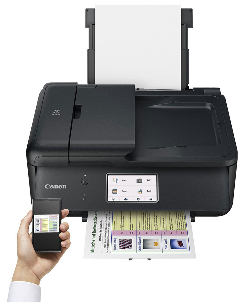 МФУ Canon PIXMA TR8540 (струйный, принтер, сканер, копир, 4800dpi, Bluetooth, WiFi, AirPrint, ADF, duplex, Сенсорный дисплей) 2233C007 #6