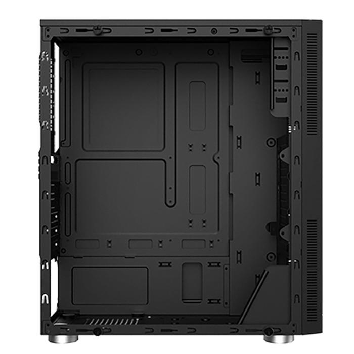 Корпус Xigmatek Eros ATX, USB3.0x1+USB2.0x1, Rainbow LED FrontPanel, Left Tempered Glass, Rear SYNC XCR120 Fan EN43378 EN43378