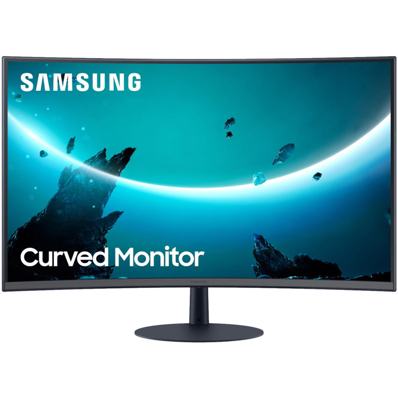 Монитор Samsung 31.5" C32T550FDR темно-серый VA LED 4ms 16:9 HDMI M/M матовая 3000:1 250cd 178гр/178гр 1920x1080 D-Sub DisplayPort FHD 6.4кг LC32T550FDRXEN LC32T550FDRXEN