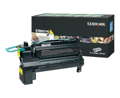 Картридж Lexmark X792 Extra High Yield Return Program Желтый (20 000 стр.) X792X1YG X792X1YG
