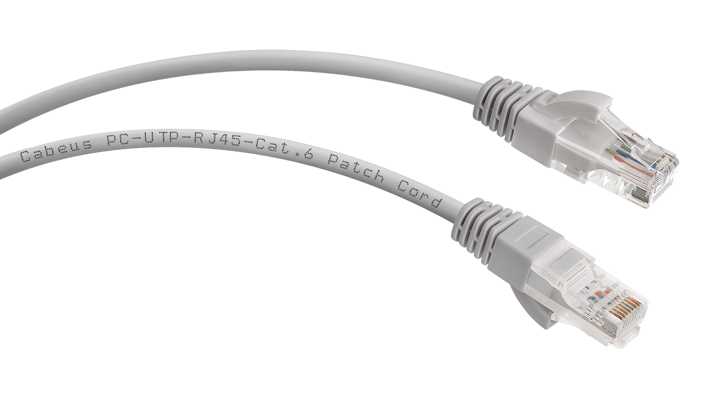 Cabeus PC-UTP-RJ45-Cat.6-5m Патч-корд UTP, категория 6, 5 м, неэкранированный, серый PC-UTP-RJ45-Cat.6-5m