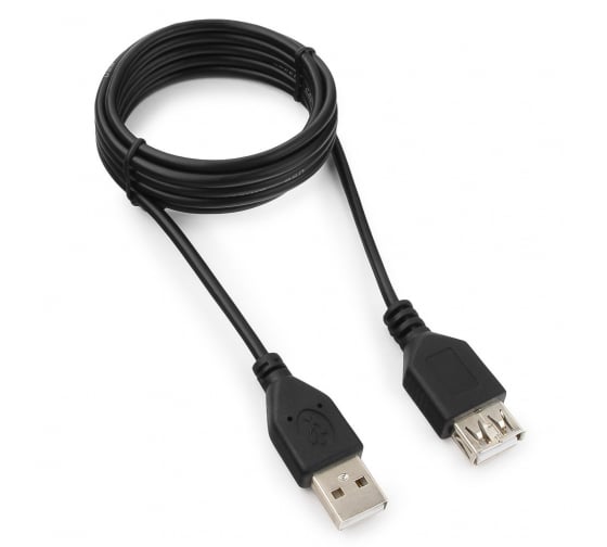 Кабель Гарнизон удлинитель USB 2.0, AM/AF 1.8м, пакет GCC-USB2-AMAF-1.8M GCC-USB2-AMAF-1.8M