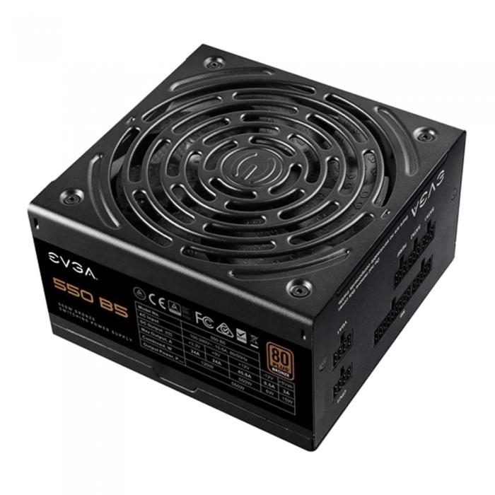 Блок питания EVGA EVGA 550 B5 80 Plus Bronze 550W Fully Modular 220-B5-0550-V2 220-B5-0550-V2