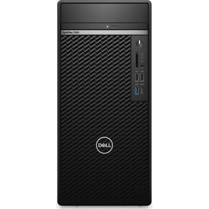 Персональный компьютер Dell Optiplex 7090 Tower Core i7-10700 (2,9GHz)16GB (1x16GB) DDR4 256GB SSD + 1TB (7200 rpm) NV GTX 1660 Super (6GB)TPM, SD,500W W10 Pro 3y ProS+NBD 7090-3268 7090-3268
