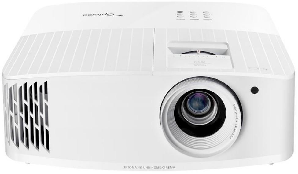 Проектор Optoma UHD35 DLP, 4K UHD (3840x2160), 3600 ANSI Lm, 1000000:1,16:9; TR 1,5-1,66:1; HDMI 2.0 x2; VGA (RGB/YPbPr) x1; Audio IN 3.5mm x1; AudioOut S/PDIF x1; AudioOut 3,5mm x1; RS232; USB-A Power (1.5A);12V trigger,белый E9PV7GL02EZ2 E9PV7GL02EZ2