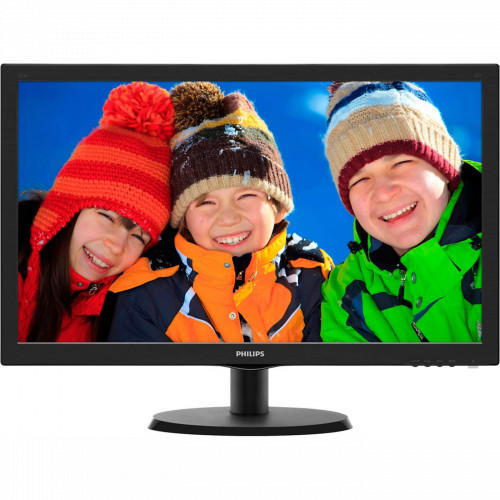 Монитор Philips 21.5" 223V5LSB (00/01/86) черный TN LED 1920x1080 5ms 170/160 16:9 10M:1 250cd D-Sub DVI 223V5LSB/01 223V5LSB/01