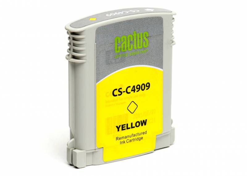 Картридж Cactus струйный CS-C4909 №940 желтый для HP DJ Pro 8000/8500 (30мл) CS-C4909 CS-C4909