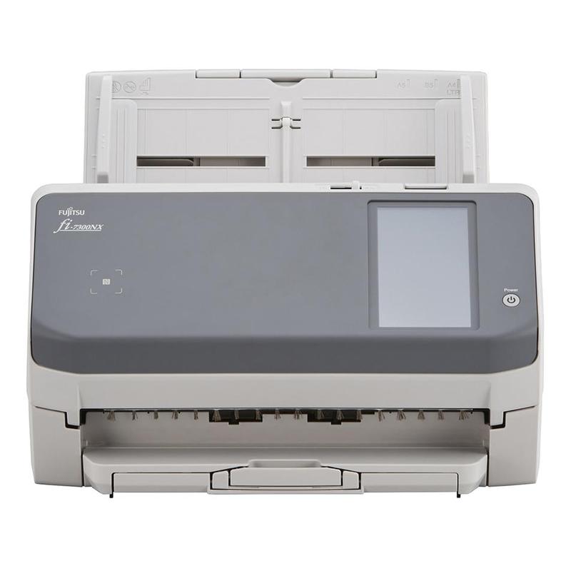 Сканер Fujitsu fi-7300NX, Document scanner, A4, duplex, 60 ppm, ADF 80, TouchScreen, Wi-Fi, USB 3.1, Gigabit Ethernet PA03768-B001 PA03768-B001
