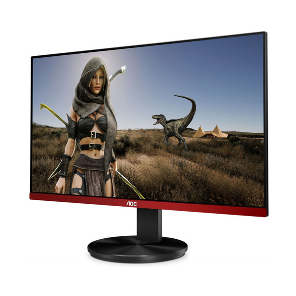 Монитор AOC 23,8" 1920x1080 144Гц VA WLED 16:9 1ms HDMI DP 3000:1 80M:1 178/178 350cd Speakers Tilt Black/Red G2490VXA G2490VXA