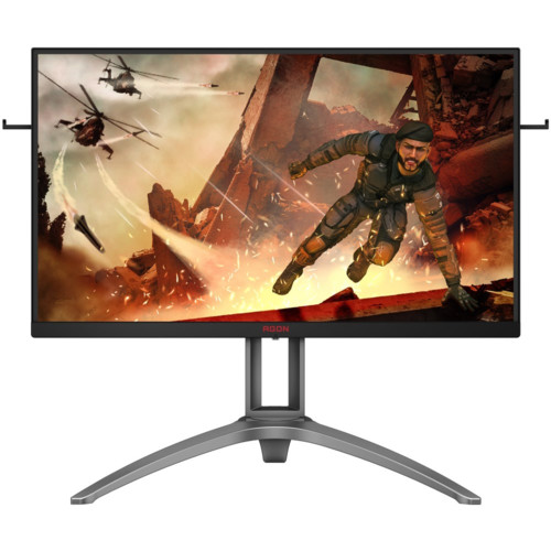 Монитор AOC 27" AGON  Black-Silver с поворотом экрана (VA, 2560x1440, 165Hz, HDR400, 1 ms, 178°/178°, 400 cd/m, 5 AG273QX AG273QX