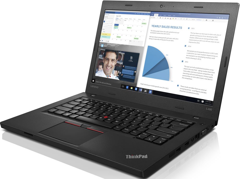 Ноутбук Lenovo ThinkPad L460 i5 6200U/8Gb/1Tb/520/14"/HD/W10Pro/black 20FUS06K00