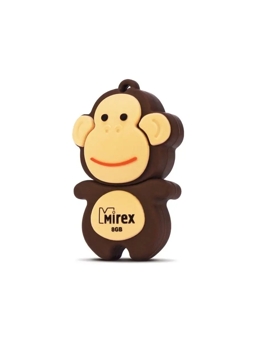 Флеш накопитель Mirex 13600-KIDMKB08 8GB,Monkey,USB 2.0,коричневый 13600-KIDMKB08 13600-KIDMKB08