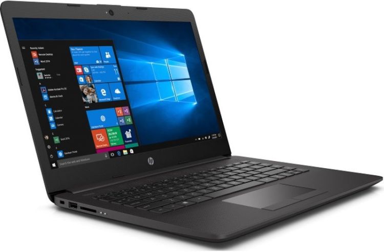 Ноутбук HP 240 G7 Core i5 8265U/8Gb/SSD256Gb/14"/SVA/HD (1366x768)/Free DOS 2.0/dk.silver/WiFi/BT/Cam 6UK89EA 6UK89EA
