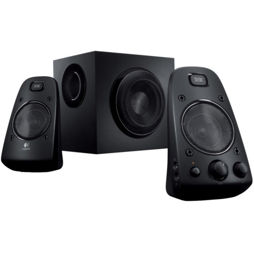 Акустическая система Logitech Speaker System 2.1 Z-623 black (2x35+130W, 35-20000Hz, line in/out, black) 980-000403 980-000403