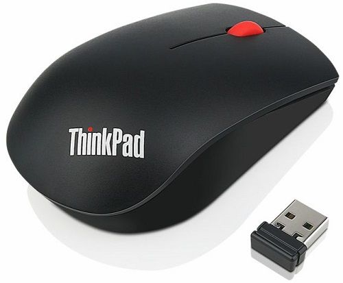Мышь Lenovo ThinkPad Essential Wireless Mouse (Optical sensor and 1200 DPI, 1 AA battery, 2.4 GHz Wireless via Nano USB) 4X30M56887 4X30M56887