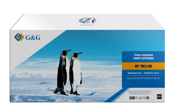 Тонер-картридж G&G для Kyocera P3055DN/3060DN  (25500стр) NT-TK3190 NT-TK3190