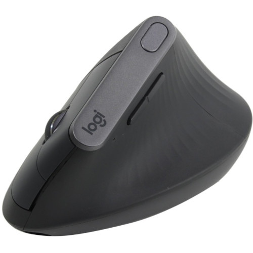 Мышь Logitech MX Vertical черная оптическая (4000dpi) беспроводная BT (4but) 910-005448 910-005448