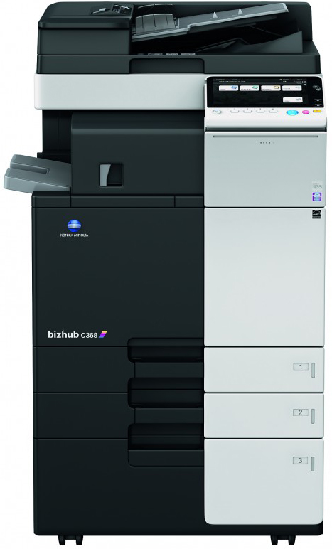 МФУ Konica Minolta bizhub C368 цветное, А3, до 125000стр./мес, дуплекс, 2 лотка 500 листов, 36 стр./мин. ж/д 250ГБ, сеть A7PU027 A7PU027