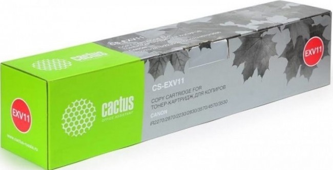 Тонер-картридж Cactus CS-EXV11 черный для Canon R2270/GPR-15 (21000стр.) CS-EXV11 CS-EXV11