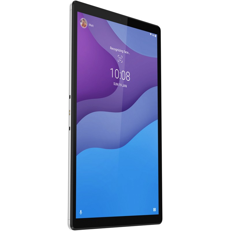Планшетный компьютер Lenovo Tab M10 Plus TB-X606X Helio P22T (2.3) 8C/RAM4Gb/ROM128Gb 10.3" IPS 1920x1200/3G/4G/Android 9.0/серебристый/8Mpix/5Mpix/BT/GPS/WiFi/Touch/microSD 256Gb/5000mAh ZA5V0241RU ZA5V0241RU