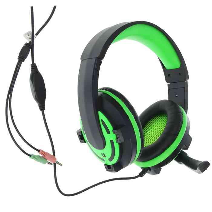 Гарнитура Defender игровая Warhead G-300 зеленый, кабель 2,5 м 64128 64128