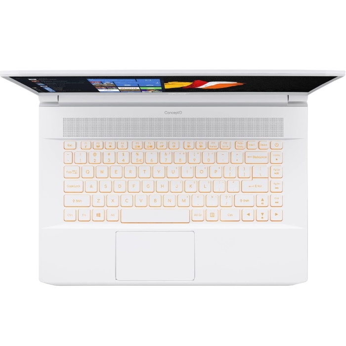 Ноутбук ConceptD 7 Pro CN715-71P-70XB Core i7 9750H/32Gb/SSD1Tb+1Tb/nVidia Quadro RTX5000 16Gb/15.6"/IPS/UHD (3840x2160)/Windows 10 Professional/white/WiFi/BT/Cam NX.C4PER.001 NX.C4PER.001