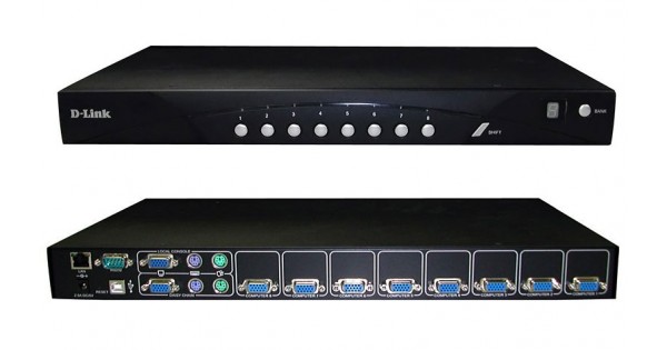 Переключатель D-Link 8-port KVM over IP Switch with VGA and USB ports DKVM-IP8/A2A DKVM-IP8/A2A