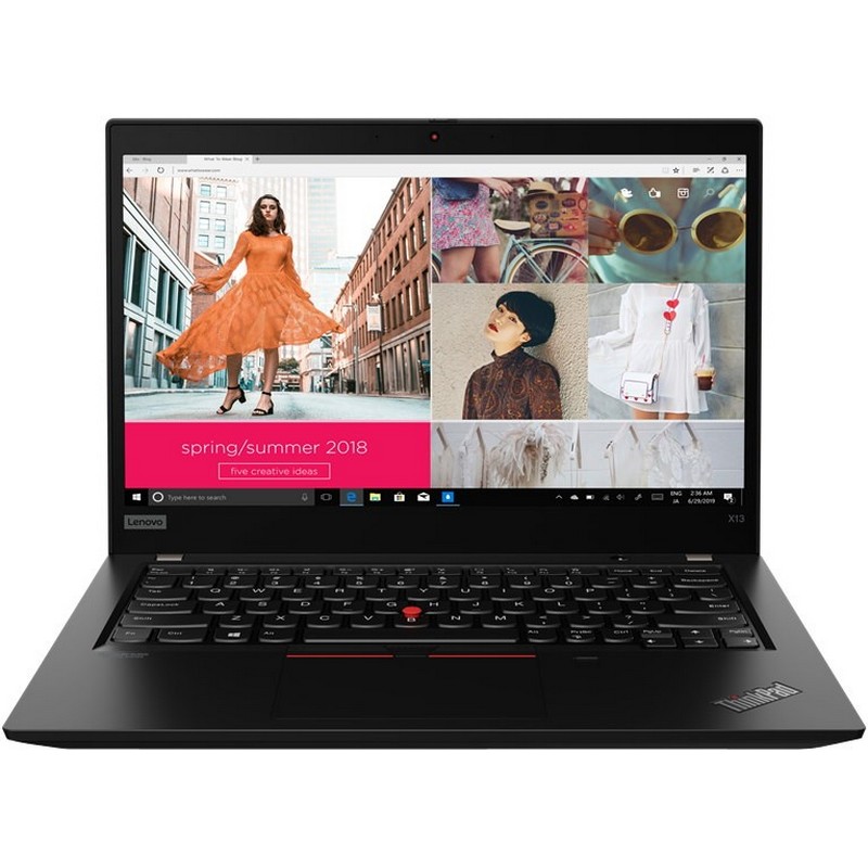Ноутбук Lenovo ThinkPad X13 AMD G1 T 13,3" FHD (1920x1080) IPS AG 300N, Ryzen 5 Pro 4750U 1.7G, 16GB DDR4,256GB SSD M.2,Radeon Graphics,NoWWAN,WiFi 6,BT,FPR+SCR,IR Cam,6cell 48Wh,65W USB-C, Win 10 Pro, 3Y CI, 1.29kg 20UF000QRT 20UF000QRT
