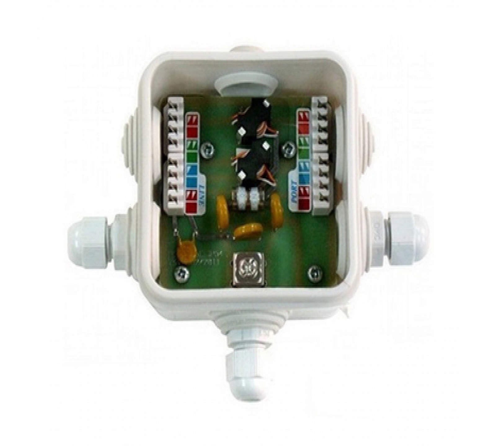 Грозозащита Info-Sys  Ethernet 100M с заземлением, PoE РГ4РоЕ IP54 РГ4РоЕ IP54 #3