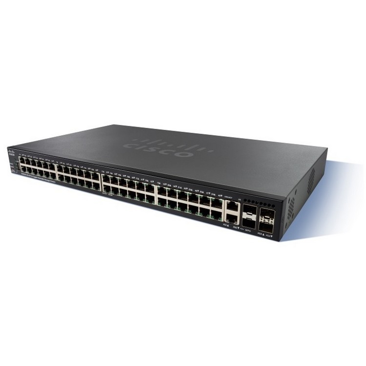 Коммутатор Cisco SG350X-48 48-port Gigabit Stackable Switch SG350X-48-K9-EU SG350X-48-K9-EU