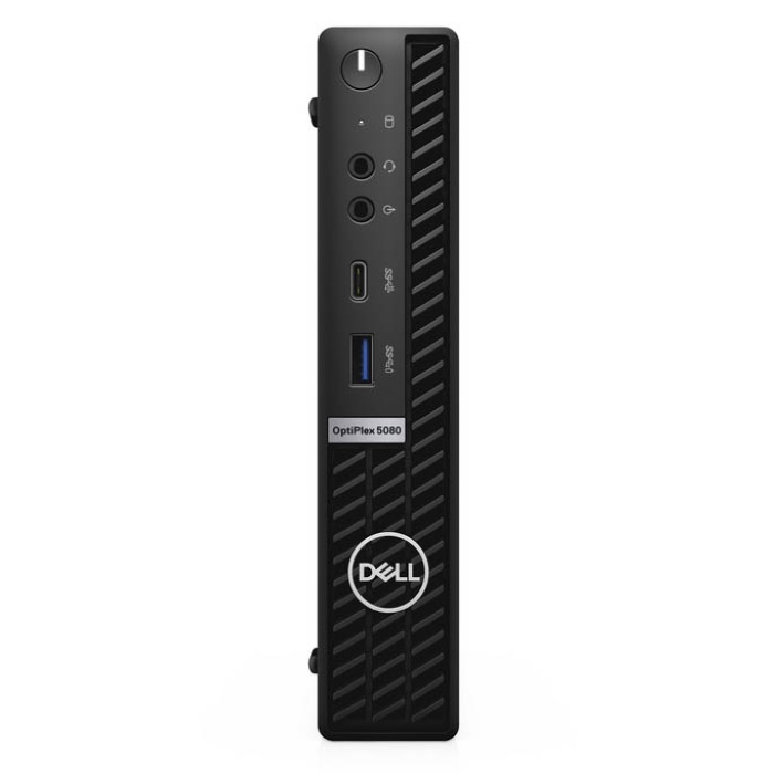 Компьютер Dell Optiplex 5080 Micro i5 10500T (2.3)/8Gb/SSD256Gb/UHDG 630/Linux/GbitEth/WiFi/BT/130W/клавиатура/мышь/черный 5080-6444 5080-6444