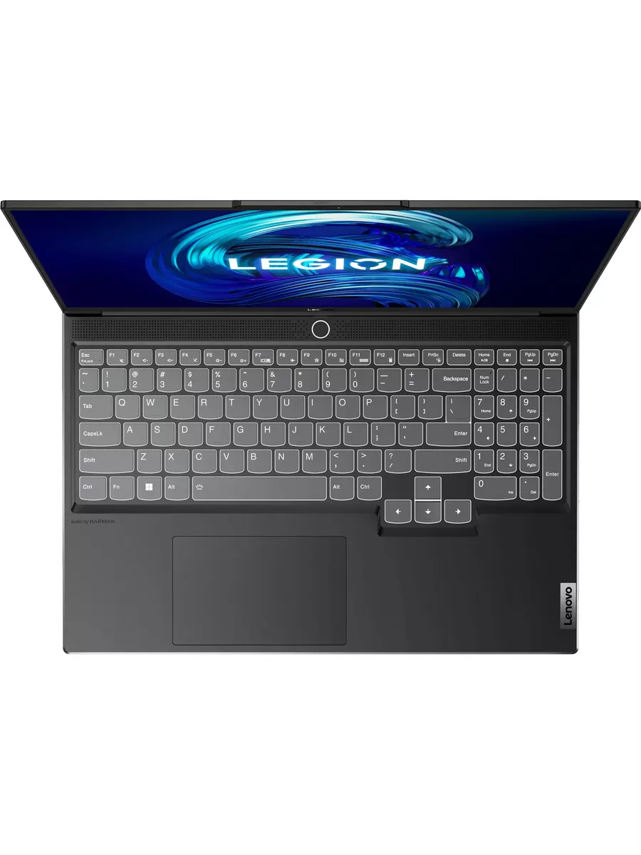 Ноутбук Lenovo Legion S7 16IAH7 16"(1920x1200 IPS)/Intel Core i5 12500H(2.5Ghz)/16384Mb/512SSDGb/noDVD/Ext:nVidia GeForce RTX3050Ti(4096Mb)/Cam/BT/WiFi/99WHr/war 1y/2.23kg/onyx grey/noOS + 170W, RU kbd 82TF000SRK 82TF000SRK