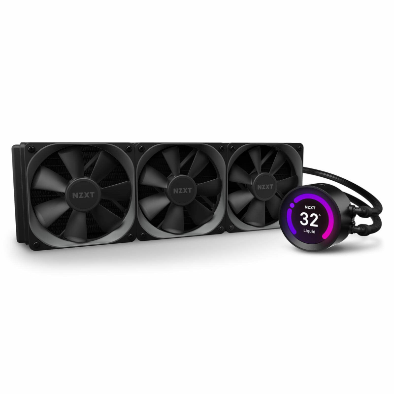 Вентилятор NZXT Kraken Z73  - 360mm AIO Liquid Cooler with 2.36" Display RTL RL-KRZ73-01 RL-KRZ73-01